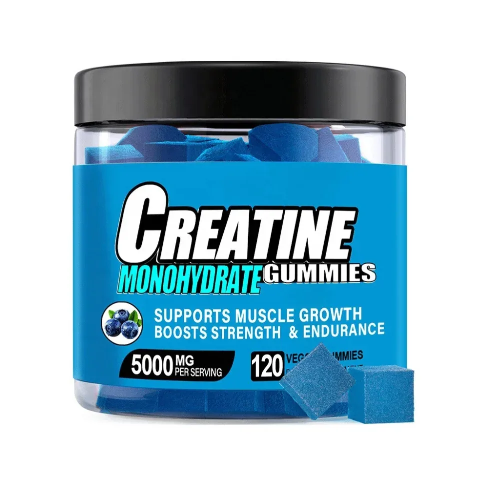 Oem Adult Creatine Monohydrate Gummies For Men & Women-2 Gummies Per Serving Increase Strength & Build Muscle