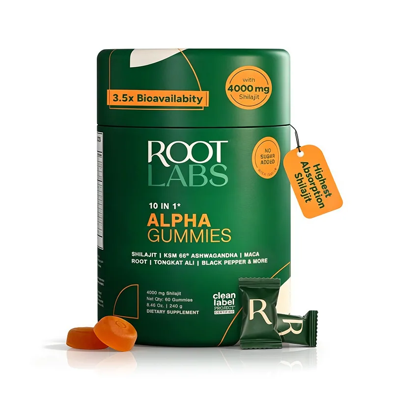 Root Labs 10-in-1 Alpha Shilajit Gummies Manufacturer