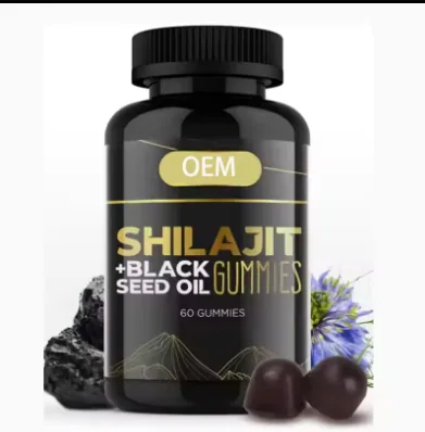 Biocaro Oem Shilajit Extract Gummies Capsule Ayurveda Humus Fulvic Zuur En Sporenondersteuning 85 Mineralen Shilajit Gummies