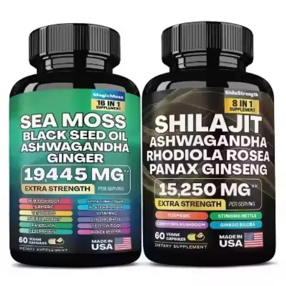 Oem Hot Selling Oem Fabrikant Zee Mos + Shilajit Capsules