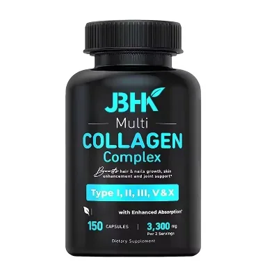 Private Label Vegan Skin Whitening And Anti Age Supplement Pure High Potency Hydrolized Marine Collagen Capsules
