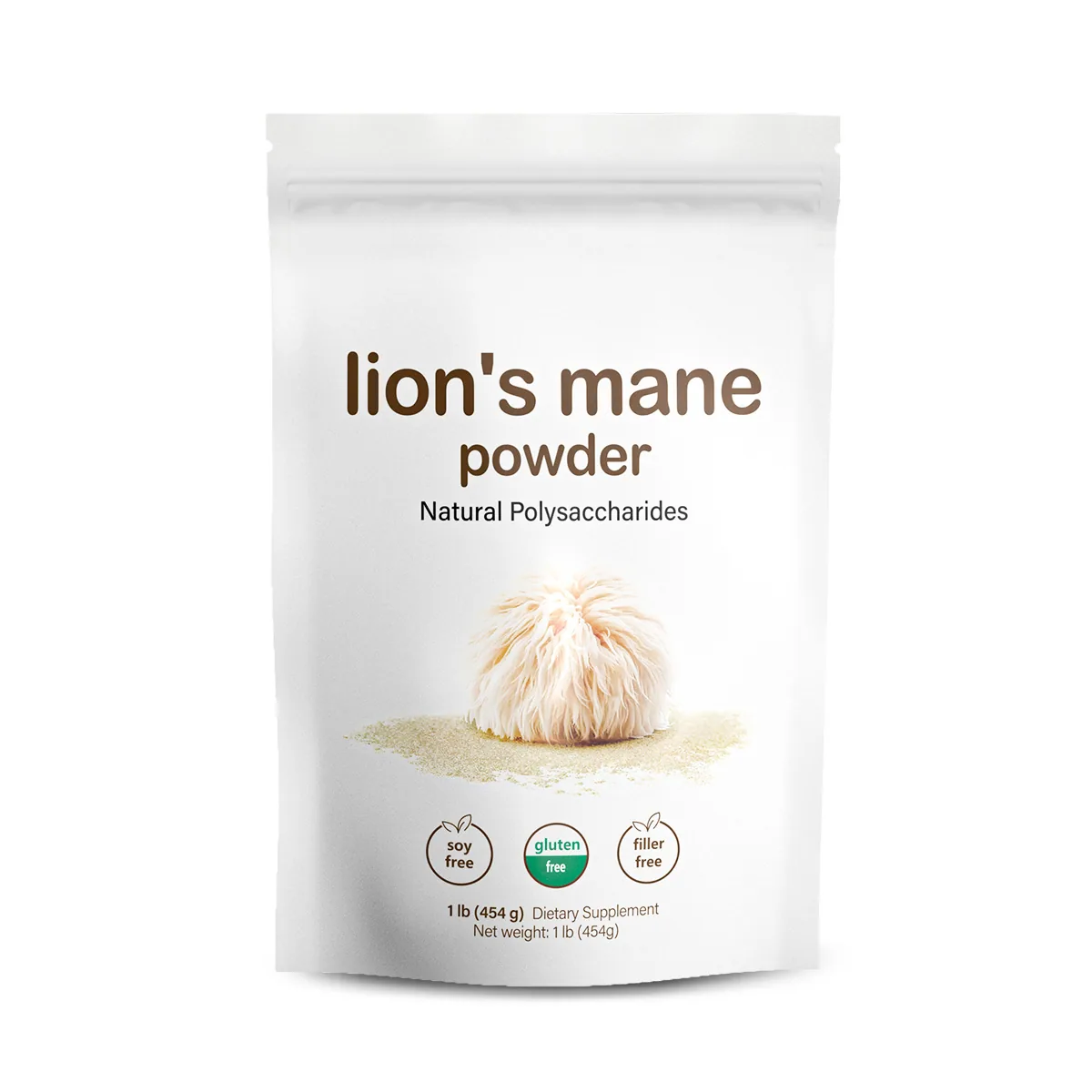 Odm Organic Lion's Mane Powder Brain Function Immunity Defense Support Provide Energy Lion's Mane Powder