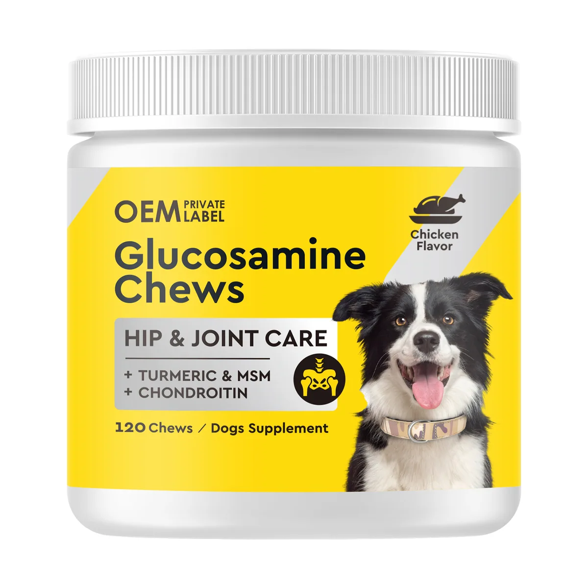 Oem Dog Probiotic Chew Treats Immune Support Fish Oil Skin & Coat Health For Dogs