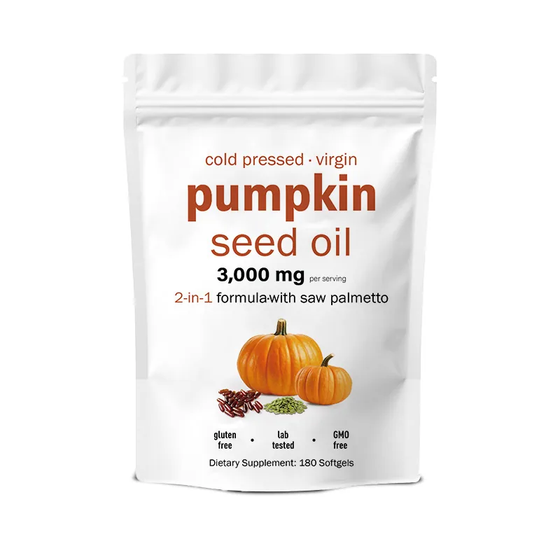 Oem Hot Selling Oil Of Pumpkin Seed Oil 2-in-1 Softgels Promoting Immunity Private Design