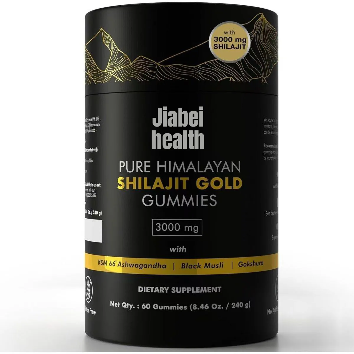 Oem Shilajit 60 Gummies Shilajit Foreign Trade Hot Cross-border Source Supply Tk Explosive Support