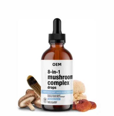 Oem Lion's Mane Drops Mushroom Supplement For Brain Health And Mental Focus 2 Fl Oz Bottle Hot Sale