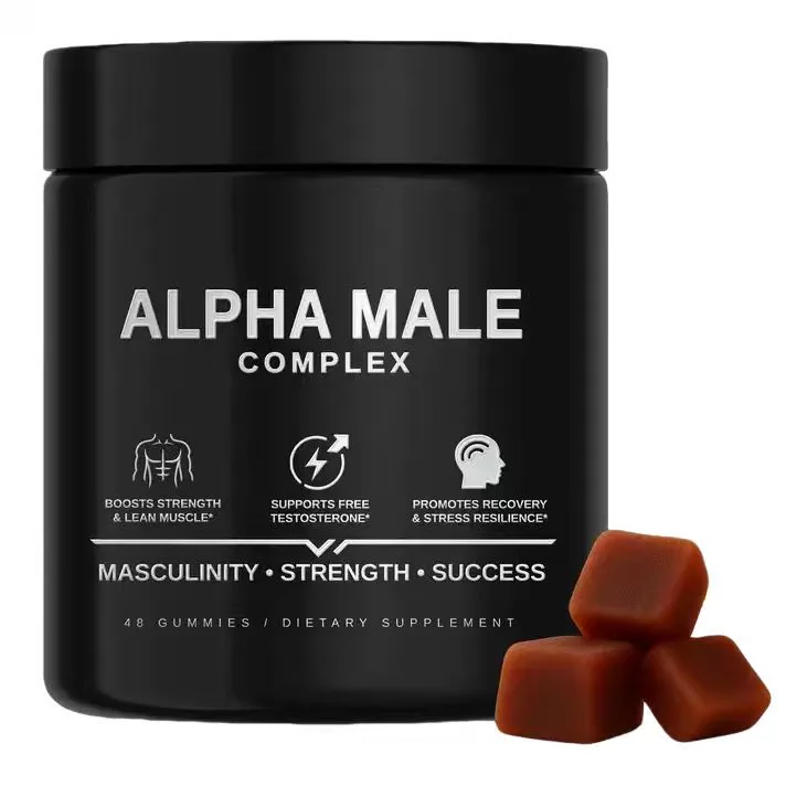 Alpha Male Complex Gummy Candy For Adult Men Supplement Not For Pregnant Women