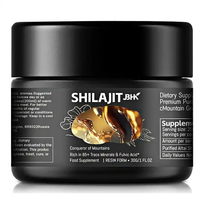 Oem Odm Private Label Shilajit Resin Natures Balance Health Dietary Supplement Shilajit Products