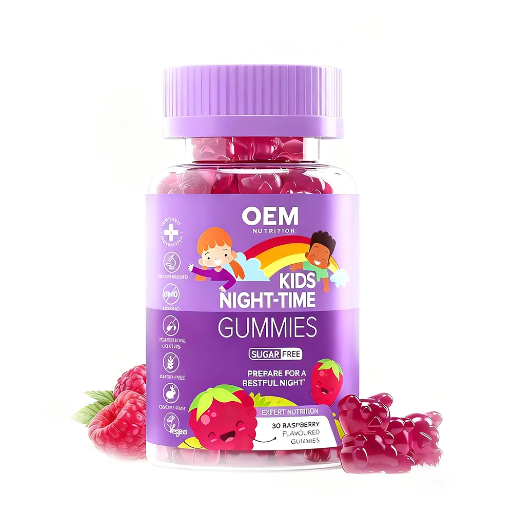 Oem/odm Private Label Kids Melatonin Gummies Natural Sleep Gummies 1 Mg Melatonin Vegan 30 Gummies