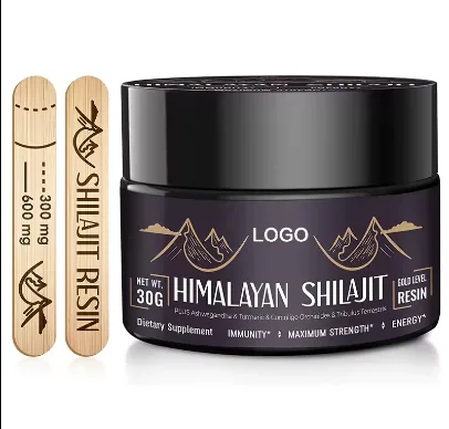 100% Pure Groothandel Himalayan Fulvic Zuur Shilajit Hars Gel