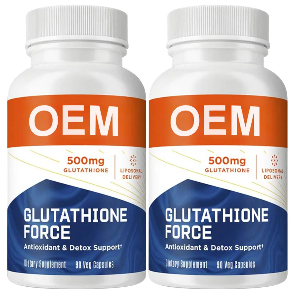 Oem Own Brand High Quality Healthcare Supplement Pills Body Whitening Pills L-glutathione Capsules Skin Whitening
