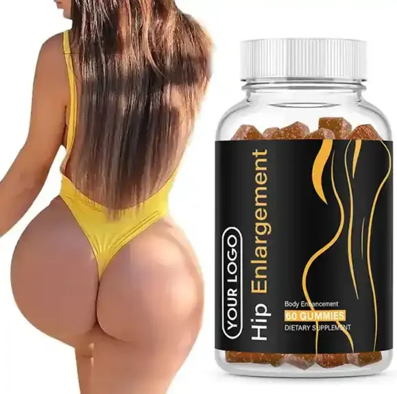 Buttock Butt Enhancement Gummy Bbl Gummies For Women Halal Sugar Free Hip Butt Enlargement Gummies