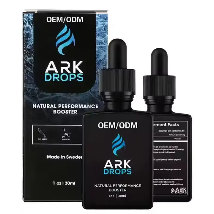Odm Private Label Daily Sports Supplement Workout Natural Booster Energy Oral Liquid Ark Drops Superb Sensation