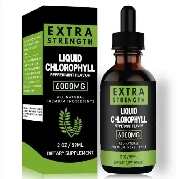 Oem Chlorophyll Liquid Drops Immune Support Detox Chlorophyll Herbal Supplements 60 Ml