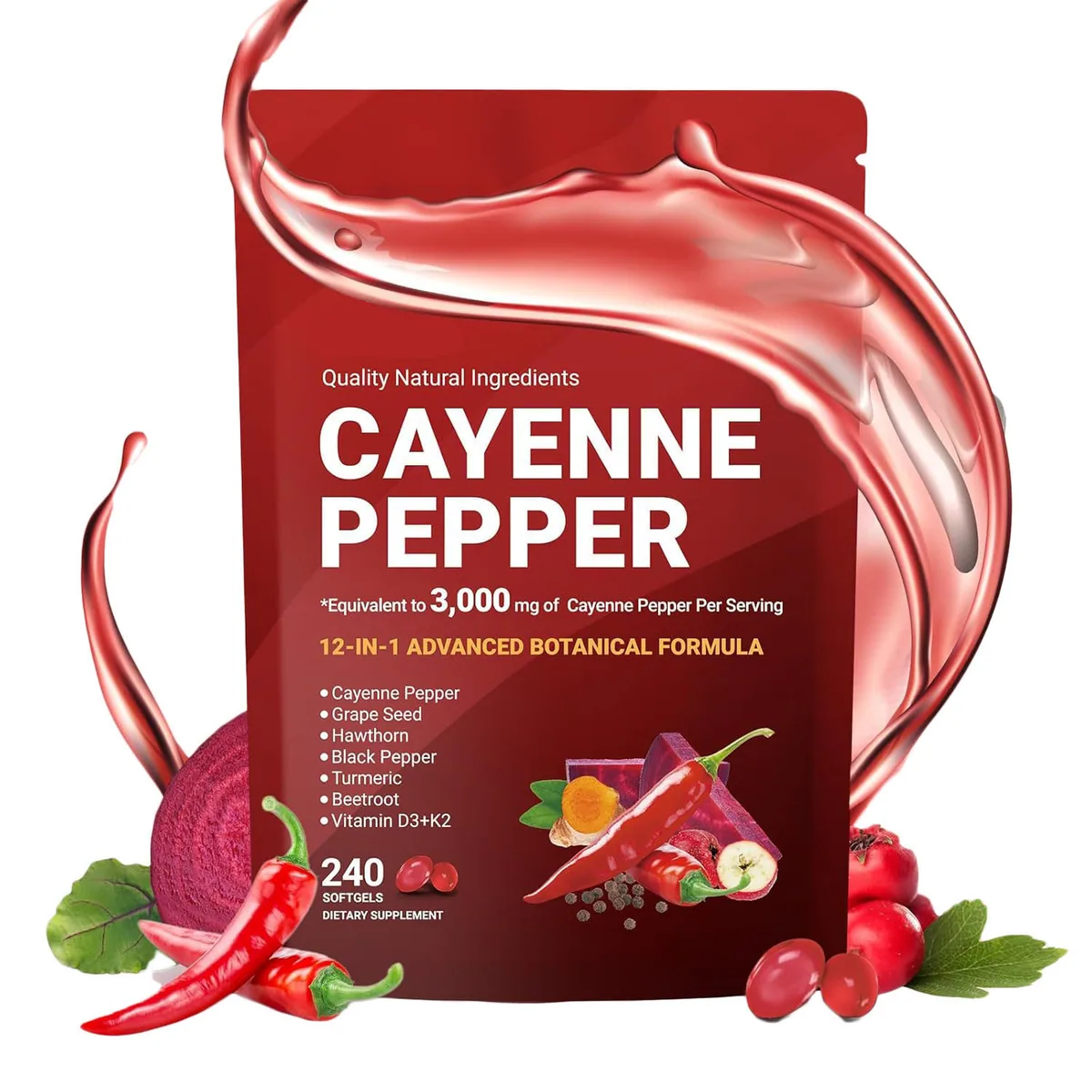 Oem/odm Cayenne Pepper Softgels Vitamin Supplements Immune Support Gmp Certified Health Food