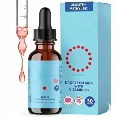 Oem/odm Kids' Liquid Formula With Zeolite Methylated B12 & Vitamin D3 For Immune Support 30ml