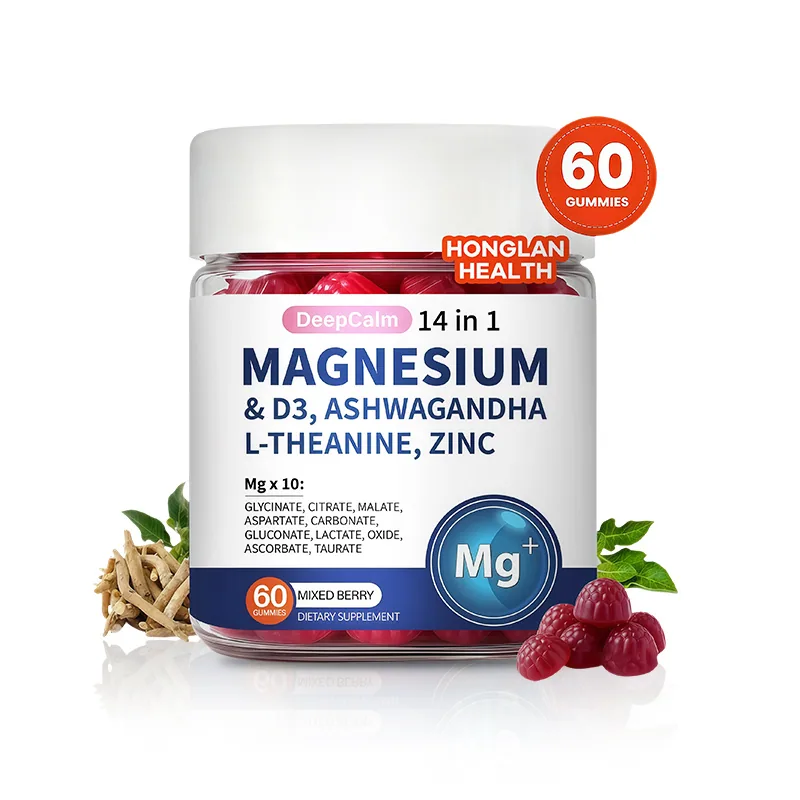 DeepCalm 14-in-1 Custom Magnesium Complex Gummies Manufacturer