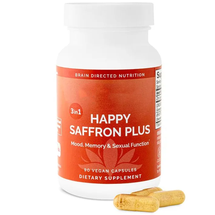 Oem Oem Happy Saffron Supplements 90 Capsules Health Supplement Private Label Hot Selling