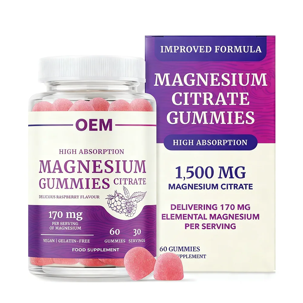 Oem/odm Private Label Oem Magnesium Complex Gummies Magnesium Gummies With Vitamin B6,D & L Theanine For Sleep Relaxation