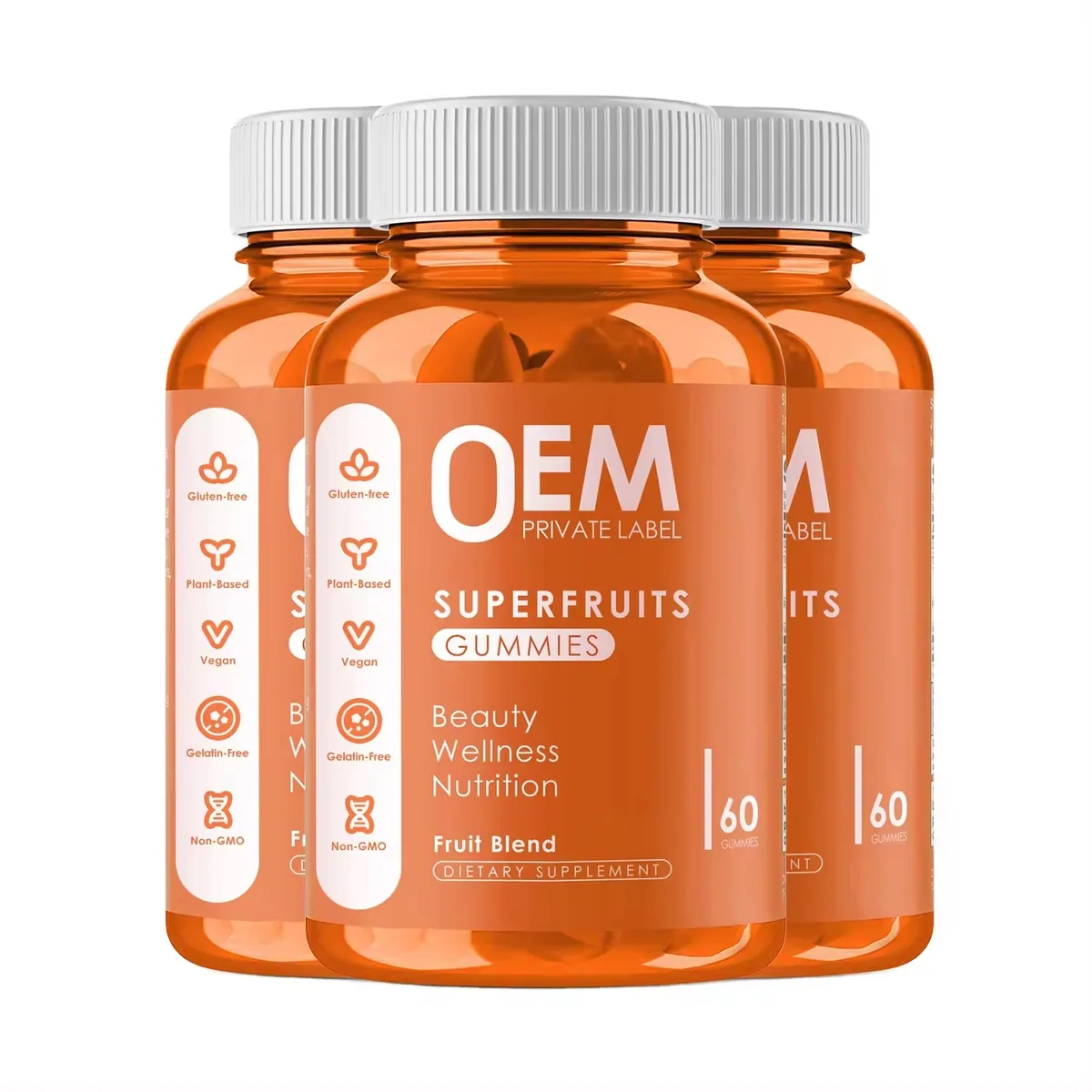 Turmeric Green Tea Ashwagandha Super Fruit Sea Moss Vitamin C Elderberry Biotin Apple Cider Collagen Vegan Gummies