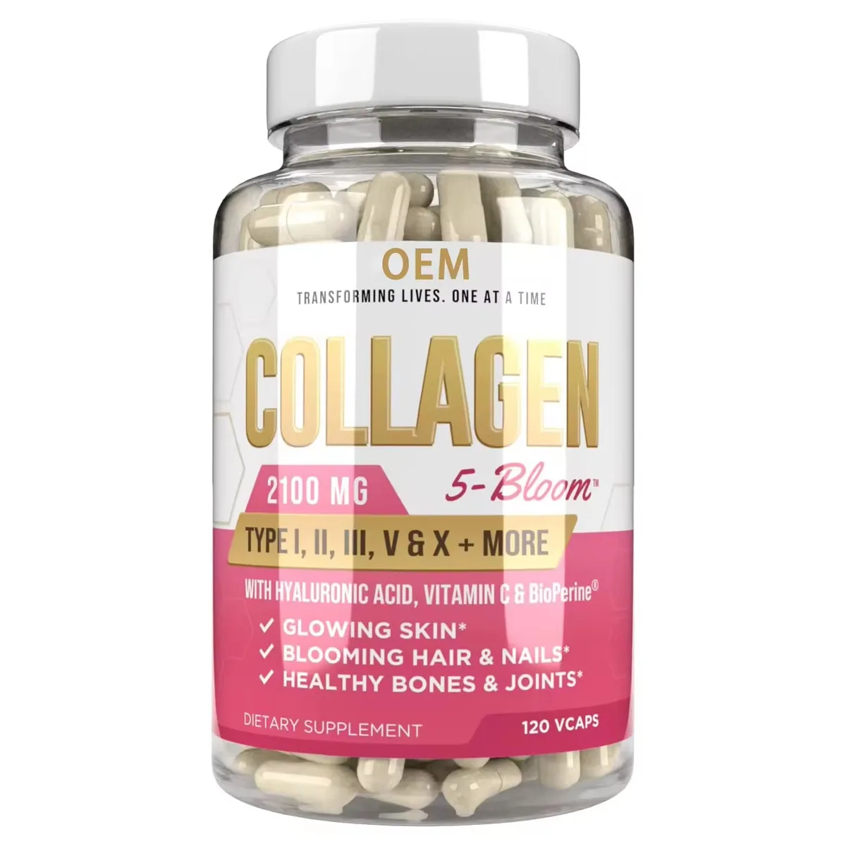Face Vitamin Capsule Collagen Supplement Collagen Soft Capsules Skin Care Health Supplement Vitamin Cosmetic Capsules