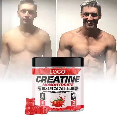 Oem Odm Pre-workout Energie Creatine Gummies Helpen Gewicht Te Verliezen Spier Bouwen Creatine Gummies