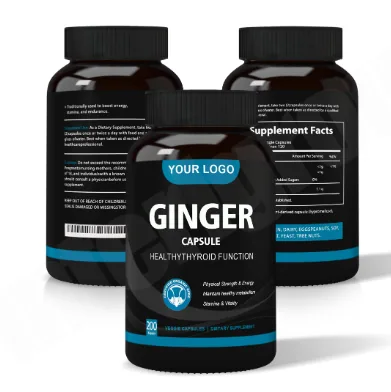 Supplement Natuurlijke Zwarte Kurkuma Bioperine Knoflook Gember Capsules