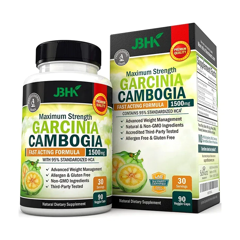 Oem/odm Weight Loss Appetite Suppressant Fat Loss Natural Weight Loss Garcinia Cambogia Capsules 95% For Flat Tummy