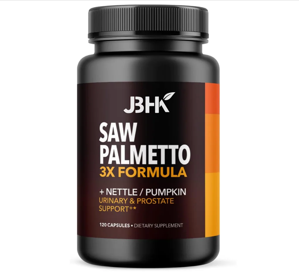 Oem/odm Supplements Saw Palmetto Gummies Customized Saw Palmetto Capsules For Men Herbal Supplement Boost Energy