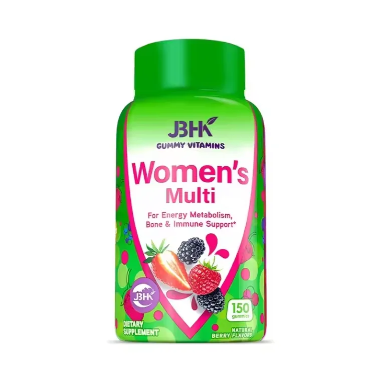 Multivitamin Gummies Vitamins For Women & Extra Strength Vitamin D3 Gummy Strawberry Flavored Bone And Immunity