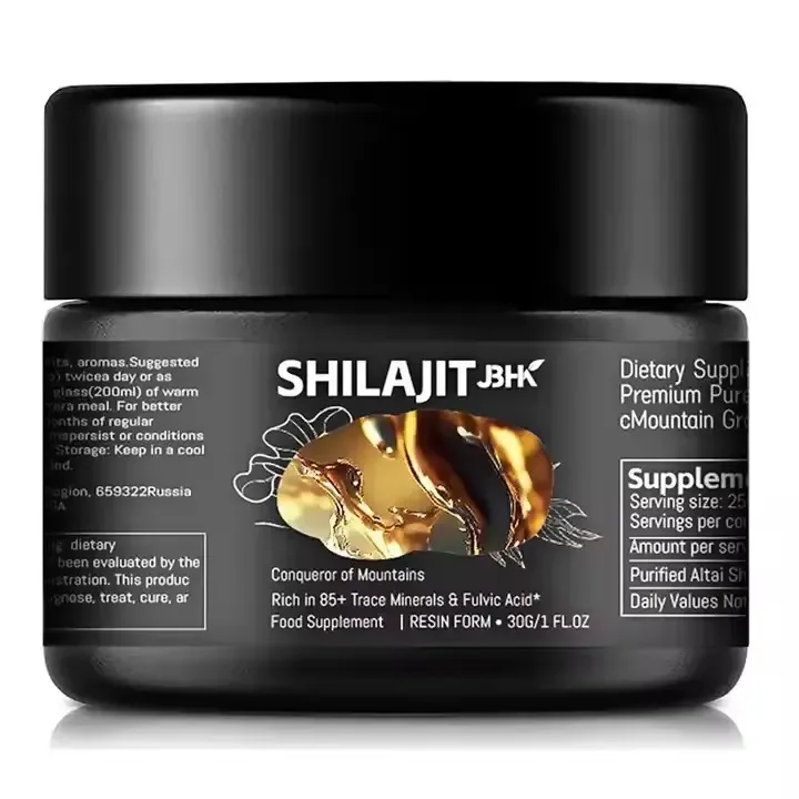 Hot Sell Shilajit Pure Himalayan Shilajit Immuniteit Systeem Shilajit Resin Supplement 30g