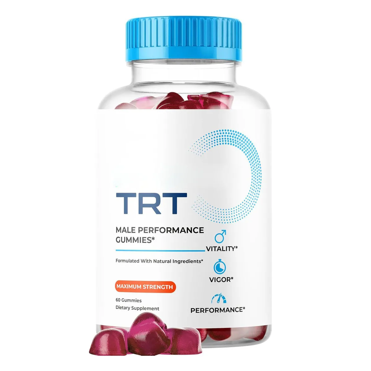 Oem Male Trt Gummies Immune Support Vitamin Supplement With Magnesium & Apple Cider Vinegar Berry Flavor Gummy Candy 60 Count