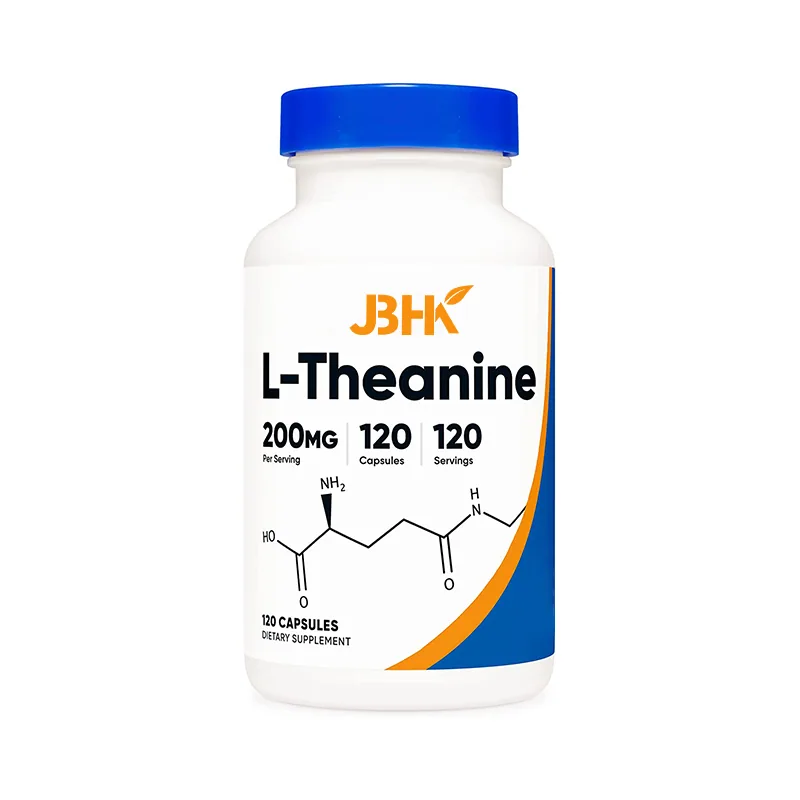 Oem/odm Private Label Veganistische Ontspanning En Kalm Supplement Organische Ondersteuning Stemming L-theanine Capsules