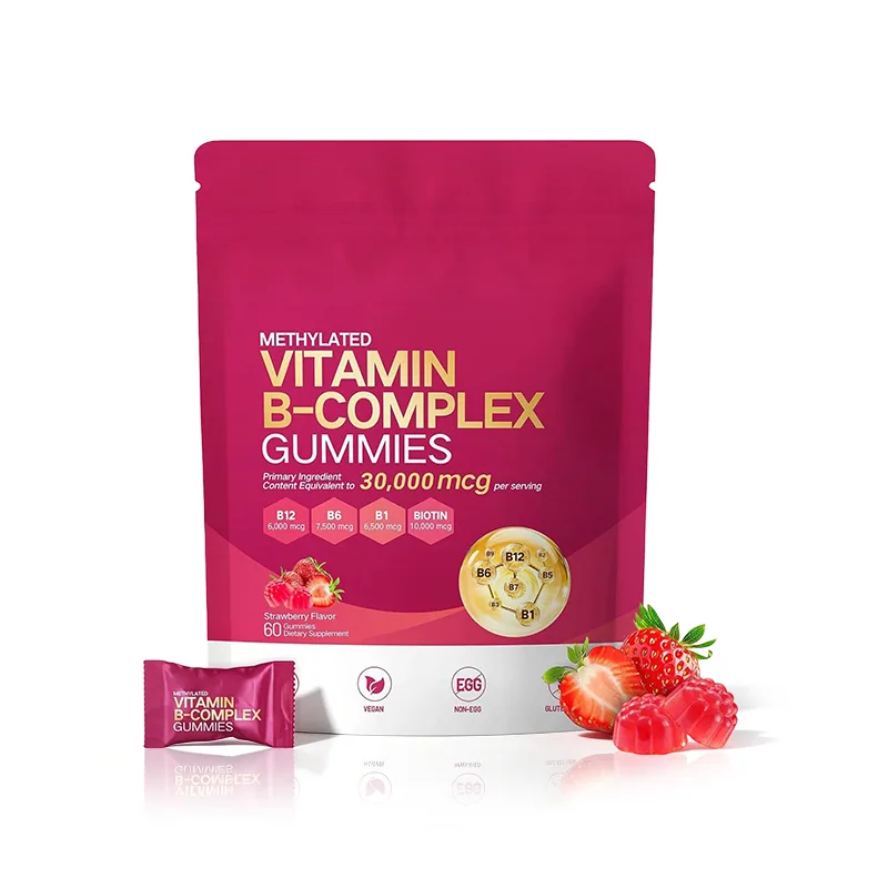 Energy Metabolism Vitamin B-Complex Gummies OEM/ODM & Private Label Manufacturing