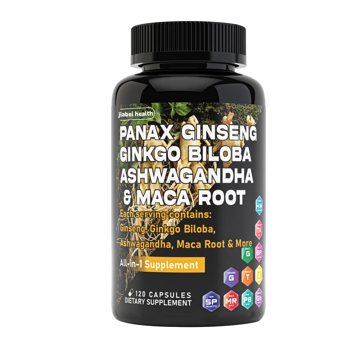 Oem Private Label Herbal Tribulus Panax Ginseng Capsules Maca Men Energy Support Man Extractum Ginseng Capsule