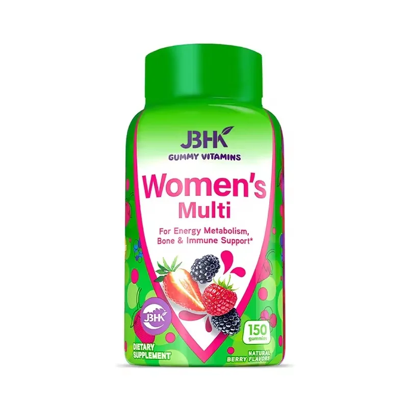 Multivitamin Gummies Vitamins For Women & Extra Strength Vitamin D3 Gummy Strawberry Flavored Bone And Immunity