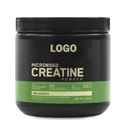 Groothandel Oem Private Label 250g Creatine Monohydraat 200 Mesh Puur Creatine
