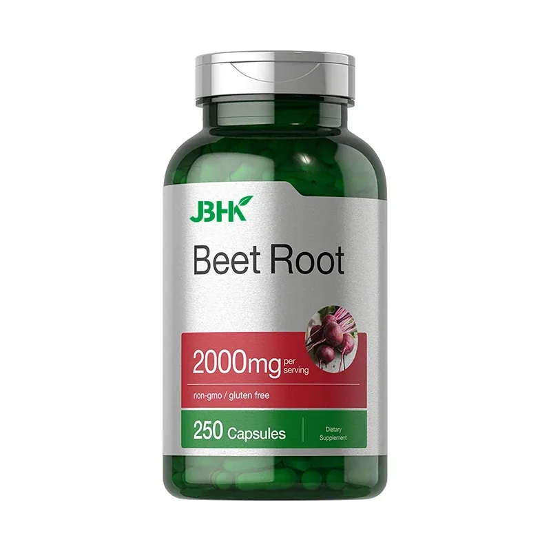 Beet Root Extract Supplement Supports Blood Circulation Organic Beet Root Powder Capsules Beet Root With Magnesium & Vitamin C