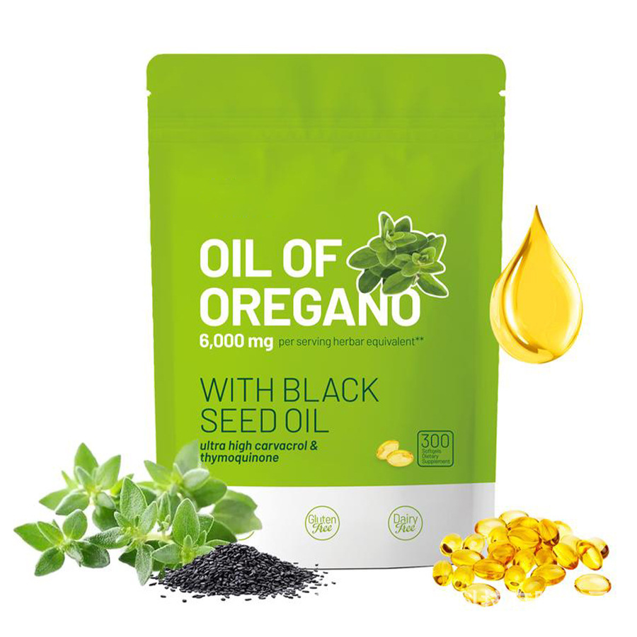 Oregano & Black Seed Oil Softgels 300ct